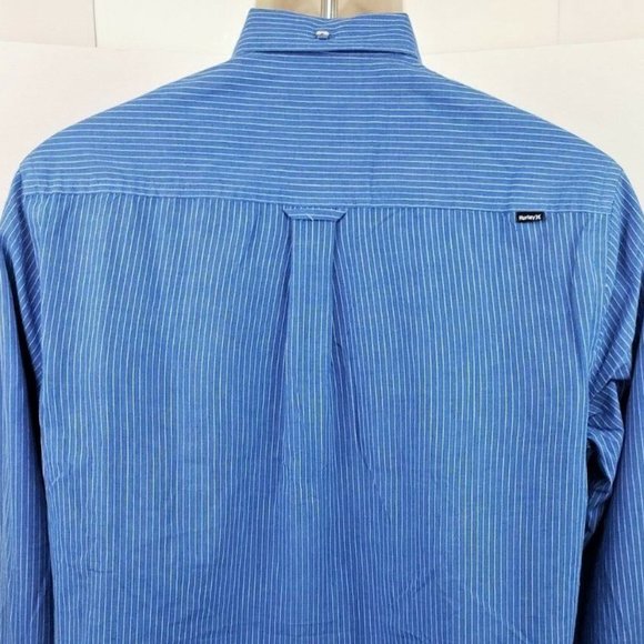 Hurley Mens Long Sleeve Button Up Shirt Small - Picture 4 of 8